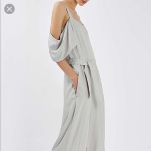 Topshop Off the Shoulder Jumpsuit